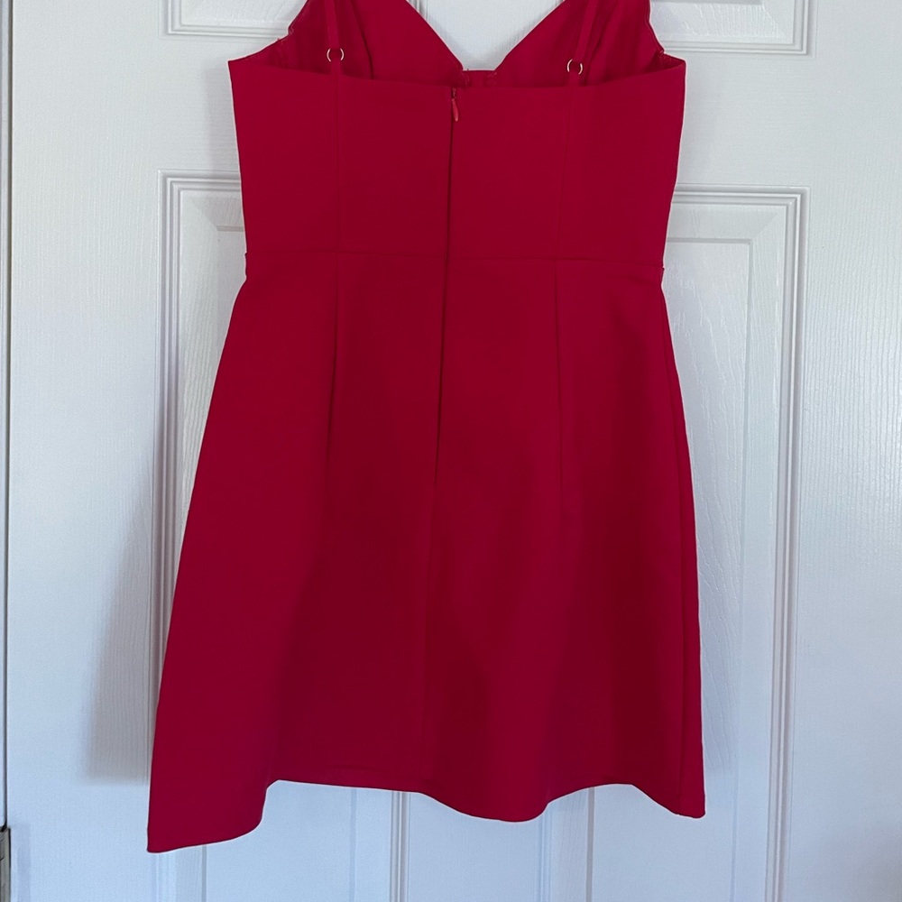 Princess Poly Novella Mini Dress in Red size 8 - Picture 3 of 4